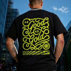'As Good As Gold' Oversized Fit Unisex T-Shirt
